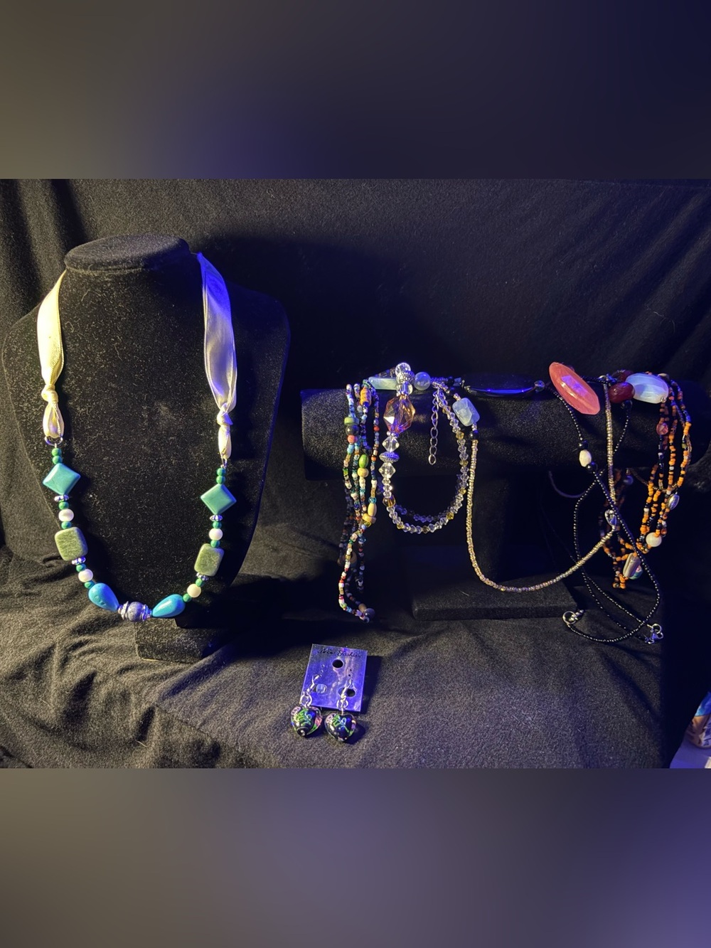 Handmade Beaded Necklace Lot